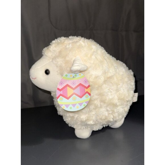 KELLYTOY Plush Lamb 11” Super Soft Baby Sheep Cream Chubby Lamb - Picture 4 of 13
